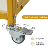 Manicure Table, Marbling Texture Nail Table with Electric Downdraft Vent,Wrist Cushion, Lockable WF315417AAK