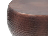 D19.5x16" Nuria Hammered Accent Table W2078P410078