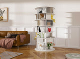 Rotating Shoe Rack Tower, 6-Tier Spinning Shoe Rack, Free Standing 360&deg Revolving Shoe Organizer, 56550516