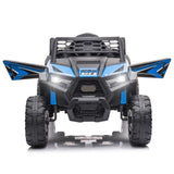 ZUN 12V kids Ride On Mini UTV, Electric Car with Front LED Lights and Horn, Single Seat with a Safety W2181137739