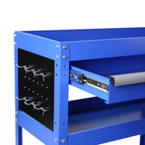 ZUN Rolling Tool Cart, Premium 1-Drawer Utility Cart, Heavy Duty Industrial Storage Organizer Mechanic W1239132624