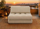 62.9"Corduroy Fabric Beanbag Couch for Living Room, Bedroom & Dorm, Cozy Fluffy Cloud Mini W3975P548698