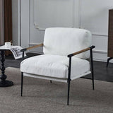 Leisure chair lounge chair velvet White color W1805106266