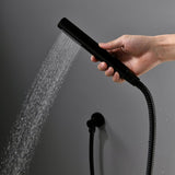 Thermostatic Complete Rainfall Shower System Bathroom Shower With Rough-in Valve, Handheld Shower in W105960123