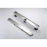 36 Inches Linear Shower Drain, Included Hair Strainer and Leveling Feet W2287P149014