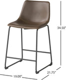 Vintage Style Brown 24-Inch Counter Stool 58938.00
