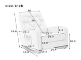 Single sofa reclining chair Japanese chair lazy sofa tatami balcony reclining sofa adjustable chair W24441375