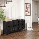 60.5" Mid Century Modern Sideboard Buffet with Storage, TV Media Console Table, Storage W1801P268982