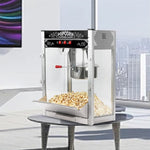 ZUN 20oz Commercial Popcorn Machine with Stainless Steel Kettle and Warming Deck, Countertop Popper T3173P266363