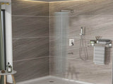 Shower System with Waterfall Tub Spout,12 Inch Wall Mounted Square Shower System with Rough-in W124381915