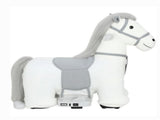 6V Battery Powered Kids Ride On Pony Electric Ride On Horse, with Bear Toy, Music, for 1.5-5 Years 58231137