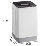 Full-Automatic Washing Machine Top Load Portable Compact Laundry Washer Spin 07182384