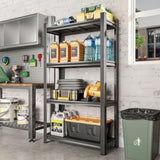 4-Tier Adjustable Metal Shelf, For Garage, Shed, Supermarket, Living Room, Multi-Purpose 05707315