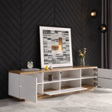 Modern TV stand for TVs up to 80'' , Media Console with Multi-Functional Storage, Entertainment 60466070