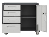Sturdy Metal Tool Storage Cabinet with Wheels - Tool Storage Cabinet for Garage, Office, and Home T2398P222836