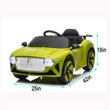 ZUN ride on car, kids electric car, riding toys kids with remote control/PU seat/ swing/Amazing gift W1760P169974