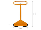 Drywall Dolly Cart with Wheels,Panel Dolly 220lbs Load Capacity,Panel Service Cart,Moving 94236737