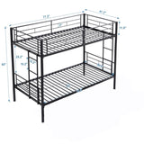 METAL BUNK BED BLACK W311120498