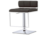 Black and Chrome Adjustable Bar Stool B062P153510