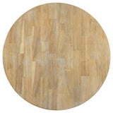 Farmhouse Round Extendable Dining Table with 16" Leaf Wood Kitchen Table 08336730