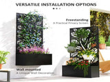 Garden Bed Galvanized PlanterGarden Bed with Privacy Pan 85027847