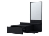 Black Floating Vanity with Included Mirror B062P252164
