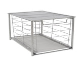 Large Stackable Slide-Out Drawer Organizer, Satin Nickel, 15 x 10 x 9.3 in 74533296