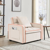 Three-in-one sofa bed chair folding sofa bed adjustable back into a sofa recliner single bed adult W1359137405