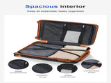 luggage set, hardside luggage set, 5 piece luggage set, PP hard shell luggage, spinner suitcases, 07866127