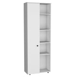 DEPOT E-SHOP Cary 67" H Kitchen Storage Cabinet With One Door, Five Interior Shelves and Five B097P167412
