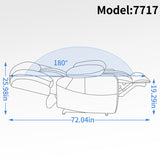 Dual Motor Infinite Position Up to 350 LBS Leatheraire Power Lift Recliner Chair, Heavy Duty Motion W1803P243552