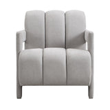 U-Can 26.3'' Modern Minimalist Leisure Armchair, Armchair with L-shaped Armrests and Polyester N724P256551E