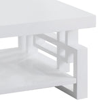 ZUN High Glossy White Rectangular Coffee Table B062P145542