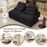 Modular Sofa,No Armrests,At will DIY,Soft Corduroy Fabric,Neck W2108P236841