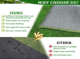 3FTX5FT Outdoor Artificial Grass Runner Rug, Thick Realistic Fake Grass Roll Decor Patio Balcony 68721358