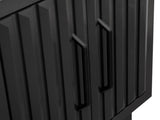 Radiance 78 inch High Bookcase Pier, No Assembly Required, Black Finish B108P345208