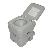 ZUN 20L Portable Removable Flush Toilet with Double Outlet（Same as 44809271） 40061473