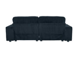 Modern Corduroy Loveseat with 2 Throw Pillows, Soft Double Seat Sofa for Cozy Living Spaces, Ribbed 68122796