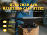 Multi 65 lb Multi-Angle Anvil, 55 HRC High Hardness Steel Anvil, Sturdy Multi-Angle Anvil with Round W2885P337732