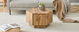 Simple and Practical! MDF material hexagonal coffee table with drawers.Made of high-quality W1151P264015