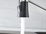 Matte Black Kitchen Single Handle Kitchen Sink with Pull Down Sprayer Utility Sink 48168484