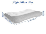Dual Zone Support Bed Pillow, Ergonomic Pillow with Ear Cutout for Side Sleepers, Breathable Mesh 31749542