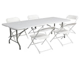 6FT Outdoor Courtyard Foldable Long Table 50662573