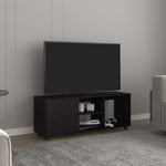 ZUN Adel 51" Wide Tv Stand with One Door Cabinet , Four Open Shelves, Cable Management, Living, Tv B200P286983