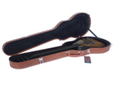 Hard-Shell Electric Guitar Case for GLP Style Electric Guitar Bulge Surface Brown 03553169