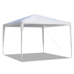 ZUN 3 x 3m Waterproof Tent with Spiral Tubes White 22371752