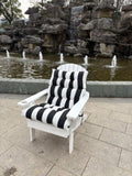 2 Pcs Set High Back Patio Chair Cushions, Tufted Rocking Chair Cushions, Adirondack Cushions for W419P298828