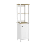 St. Clair Linen Cabinet, Two Interior Shelves, Two Open Shelves, Single Door B070P188851