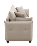 ZUN ACME Irina Sofa w/Sleeper, Beige Fabric LV03110