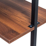 3 Tier and 2 Tier Bathroom Shelves Metal, Wood Hanging Storage Bookshelf W331P279736